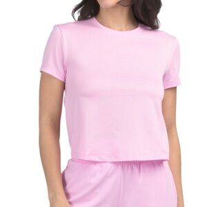 Gottex Women's Short Sleeve Pink Top